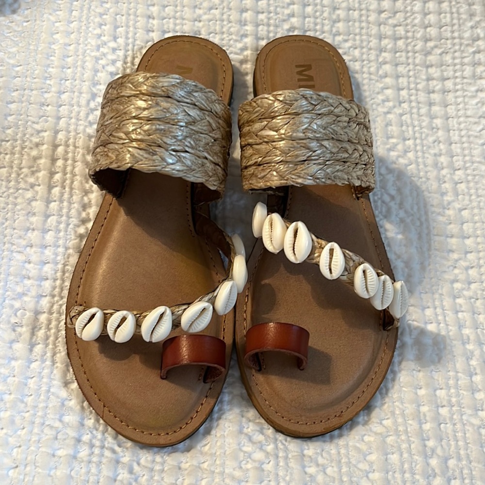 Seashell sandals